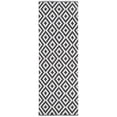 thumbnail image 3 of SAFAVIEH Montauk Tryik Geometric Diamonds Cotton Area Rug, Black/Ivory, 5' x 8', 3 of 7