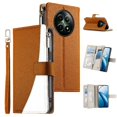 thumbnail image 3 of Funda cartera GANGXUN para Realme C65 5G , cuero PU con tarjetero, cremallera, correa de mano, soporte y protección 884°, 3 of 6