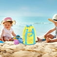 thumbnail image 4 of Zmeidao Beach Toys Mesh Bag, Travel Sand Toys Backpack with Drawstring, Travel Beach Toys, 4 of 6