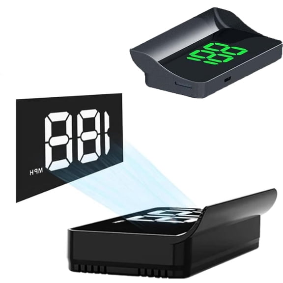 Head Up Display Car GPS Digital Speedometer, USB Cable Plug and Play,Automatic Brightness Adjustment,Large Font Display