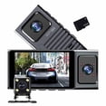 thumbnail image 4 of RYRDWP Three Recordingl Dash Cam Front Inside Rear 1080P Driving Recorder For Cars IR Night Vision Car Camera APP WiFi Control Gravity Induction With 32G Card, 4 of 9