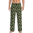 thumbnail image 1 of Fotbe Camouflage Dinosaur Pantalones de Pijama para Hombre, Pantalones de Dormir, Pantalones de Casa con Cintura Ajustable y Bolsillos-Medium, 1 of 6