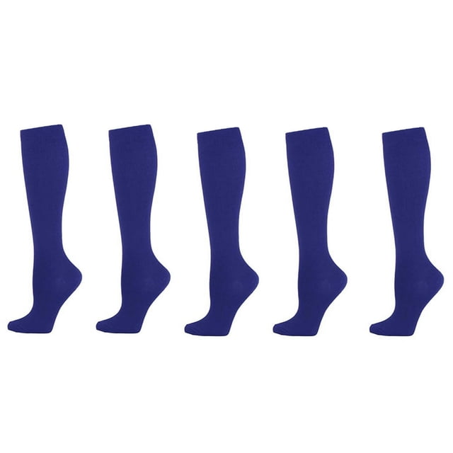 MesaSe 5Pcs Compression Socks Anti-Slip Design Men‘s Compression Socks Knee High Socks for Enhanced Comfort and Performance Black