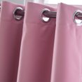 thumbnail image 4 of pitrice Solid Colored Short Valance Curtains Kitchen Window Treatment Pink L, 4 of 9