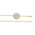 thumbnail image 4 of 14k Yellow Gold 3mm Paper Clip Link Necklace (18"), 4 of 4