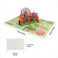 thumbnail image 2 of 1pc Birthday Card Pop Up 3D Happy Birthday Card Handmade With Envelope And Message Tag, 2 of 6