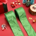 thumbnail image 4 of 2 Rolls 20 Yards Christmas Ribbon Metallic Glitter Ribbons for Gift Wrapping, Shiny Curling Wired Edge Ribbon for Christmas Tree Wreath DIY Crafts Home Party Holiday Decoration, 2.5" x 10 Yd x 2, 4 of 9