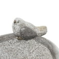 thumbnail image 4 of DecMode 6" Indoor Outdoor Bird Garden Sculpture with Bath Bowl, 4 of 9