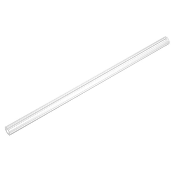 Uxcell Rigid Round Clear Tubing 3mm(1/8") ID x 7mm(1/4") OD x 0.5Ft(150mm) Length Plastic Tube