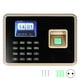 thumbnail image 1 of Máquina de asistencia de 2,4 pulgadas, pantalla biométrica TFT a color con huella dactilar, Software gratuito en disco U, reloj de tiempo de descarga, 100-240V, enchufe europeo dorado negro, 1 of 9