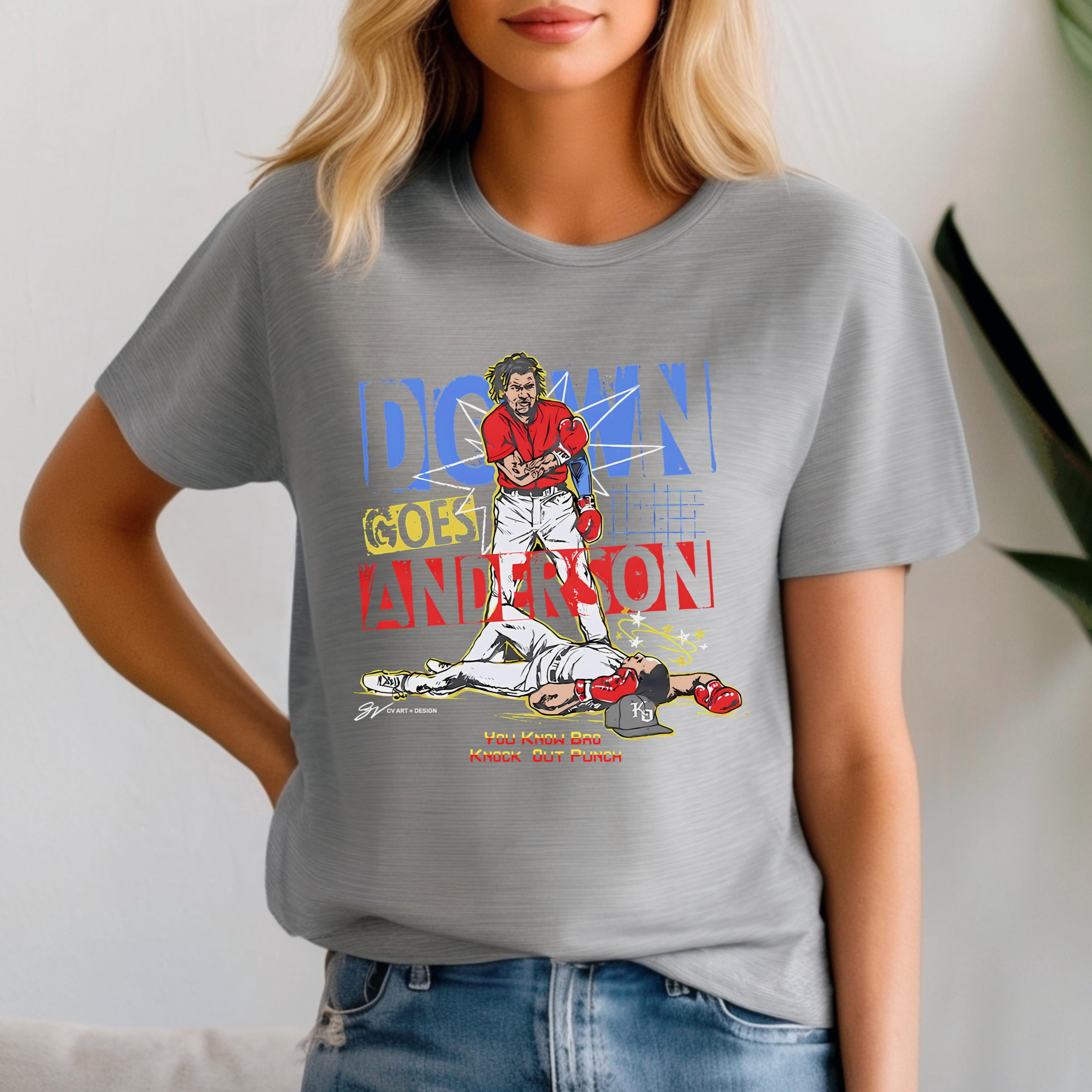 Tom Hamilton Down Goes Anderson tShirt, T-Shirt Beautiful