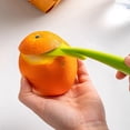 thumbnail image 5 of Citrus Peeler Orange Peeler, Green, 7 inch, Plastic Orange Peeler, Curved Kitchen Gadget Tools for Kitchen, Dining, 5 of 7