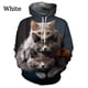 thumbnail image 2 of Sudadera con capucha con estampado 3D de gato y anime para hombre y mujer, estilo informal, divertido, de moda urbana, para niños y niñas, 2 of 4