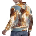 thumbnail image 6 of Kdxio Rainbow English Cocker Spaniel Print Mens Casual Hooded Collar Drawstring Hoodies Pullover Sweatshirts Casual Long Sleeve Shirts-3X-Large, 6 of 7