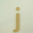 thumbnail image 1 of Package of 1, 18 Inch X 1/2" Thickness MDF Letter j in The Gotham Rounded Font, Thick, Lower Case for Art & Craft Project, Made in USA, 1 of 3