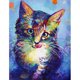 thumbnail image 1 of Taladro Diamond Painting (DE3495) 5D DIY Kit completo de punto de cruz de animales (HG038 Cat) 30x40cm Hugtrwg Para estrenar, 1 of 1
