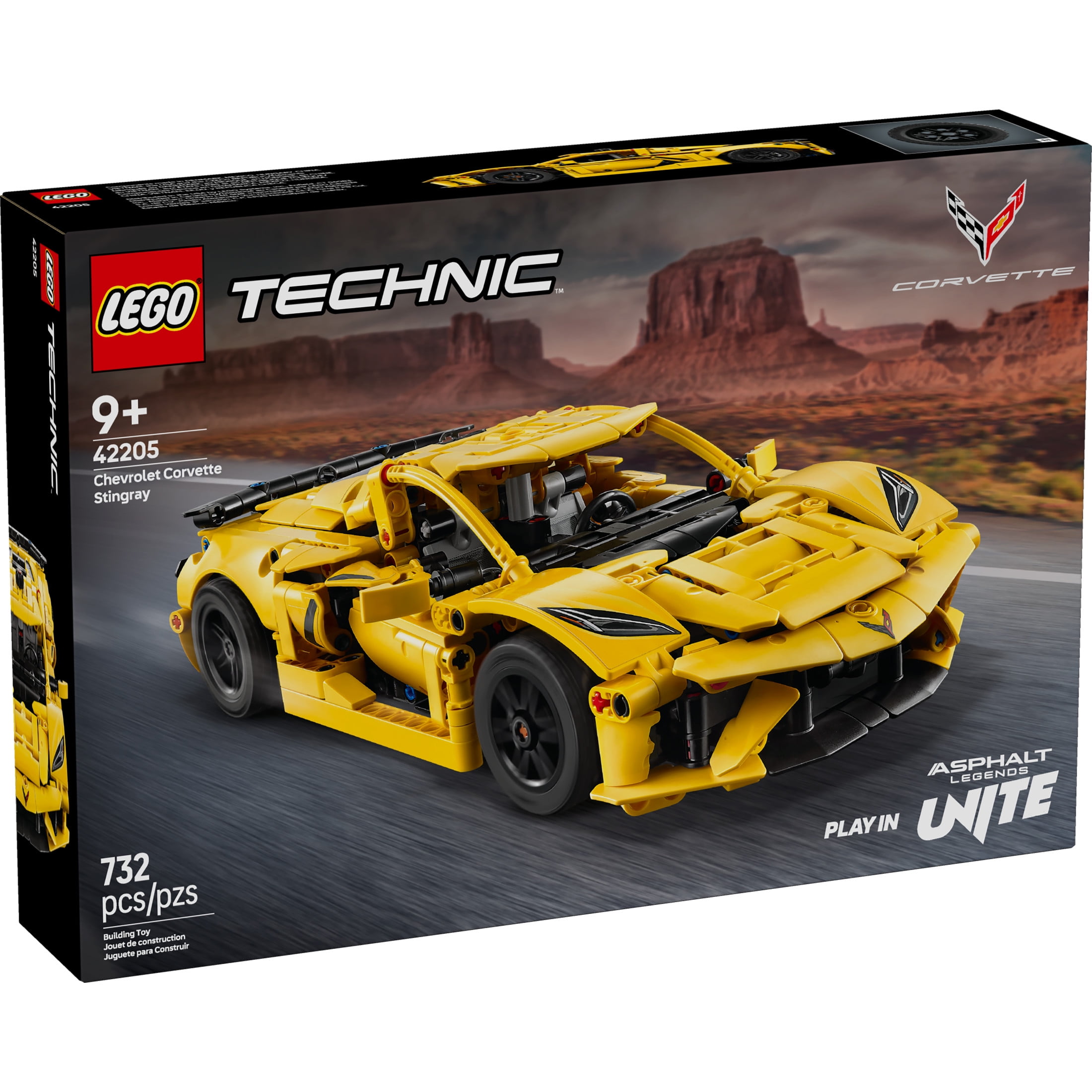 LEGO Technic Chevrolet Corvette Stingray Toy Car Building
