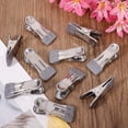 thumbnail image 4 of Stainless Steel Clothespins, Waterproof Rust-resistant Clips for Indoor Outdoor Use, Multifunctional Silicone Covered Strong Grips, Non-Slip Portable Size for Kitchen Laundry 30, 4 of 5