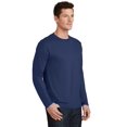 thumbnail image 4 of Port & Company Long Sleeve Fan Favorite Tee-XL (Team Navy), 4 of 6