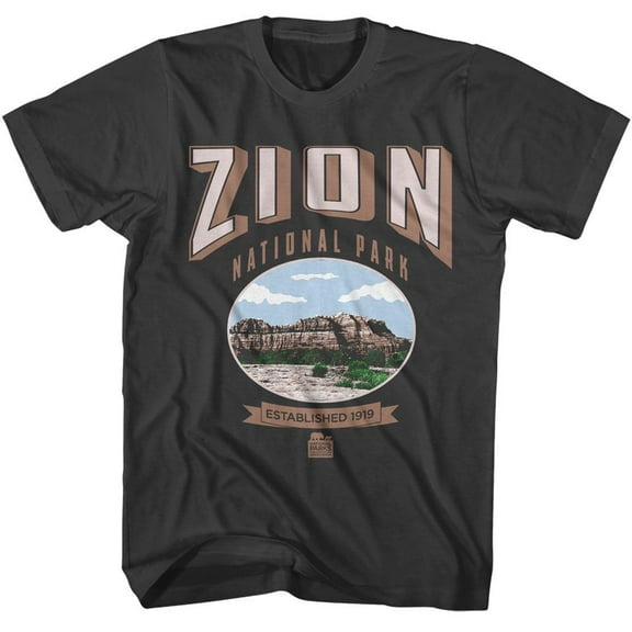 National Parks Zion Smoke Adult T-Shirt