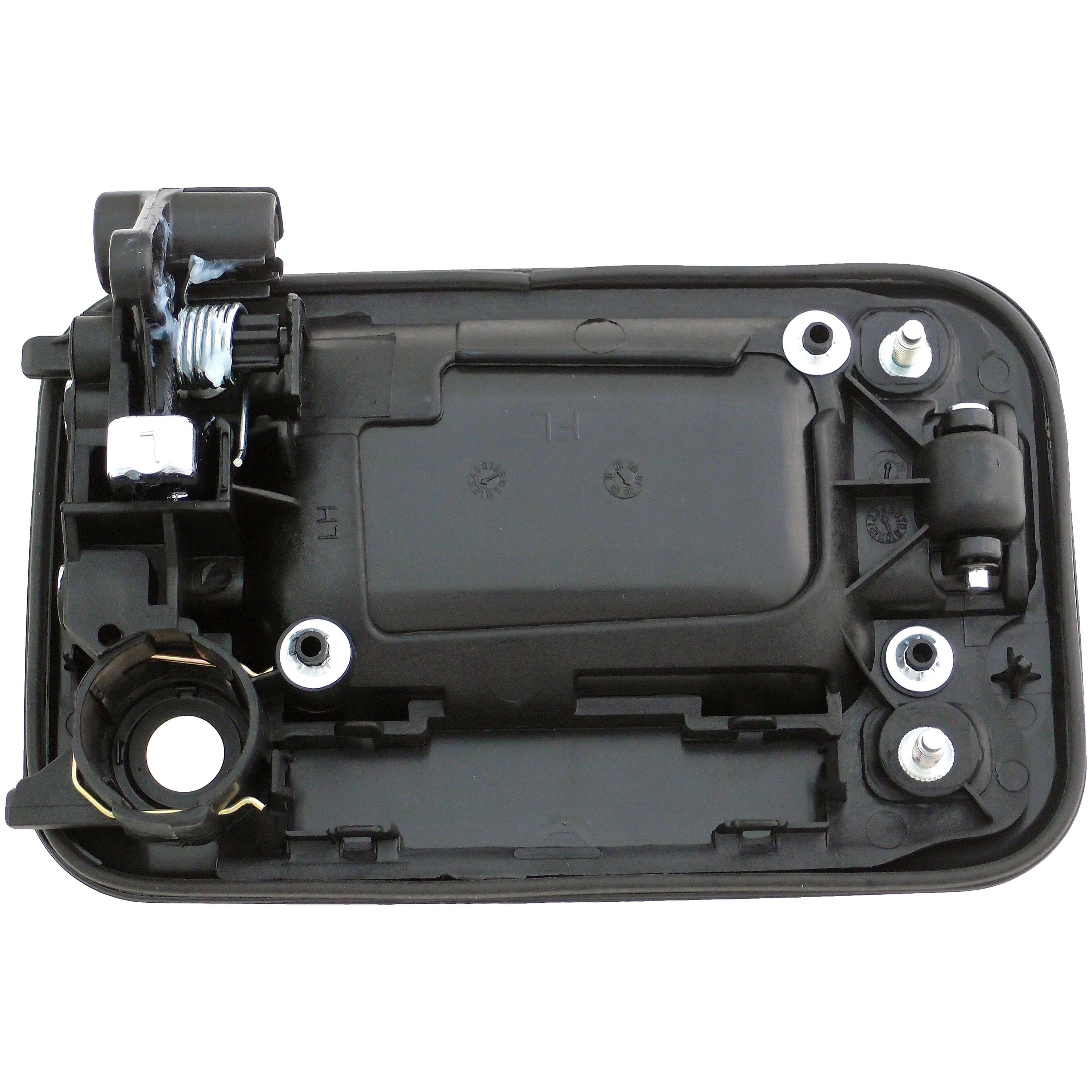 Dorman 83318 Front Driver Side Exterior Door Handle for Specific Ford Models, Chrome Lever and Black Housing
