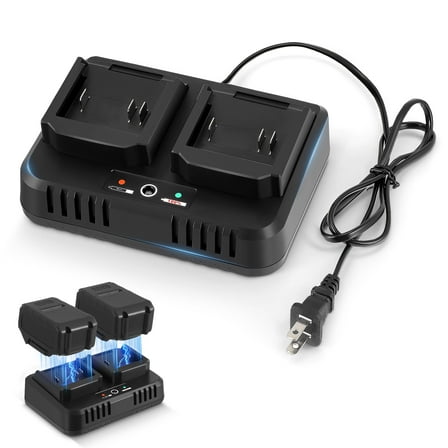 RELOIVE Lithium Ion Battery Charger Station,Compatible with MAKITA 18V/20V/21V Battery