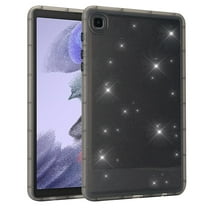 ELEHOLD For Samsung Galaxy Tab A9  Slim Glitter Clear Case Soft TPU Cover, Military Grade Proetction, Reinforced Shock-Absorbing Corner, Slim&Lightweight, Gray