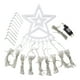 thumbnail image 2 of Cateissary Star Yard IP65 impermeable cascada decoración LED lámpara DIY interior hogar noche iluminación para decoración de fiesta Kits de decoración para fiestas Luz calida Enchufe de la UE Cateissary HA011618-04B, 2 of 6