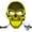 D, variant on Coollooc Halloween LED Skull Mask, Horror Screm Scary Mask with Light, Masque for Creepy Party Masquerade, LED Face Mask for Men Women Halloween Festival Party(G)