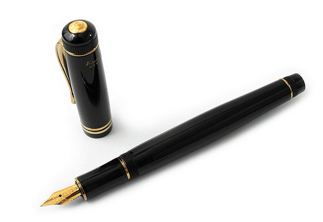 Kaweco Dia2 Fountain Pen - Black and Gold - Medium Point