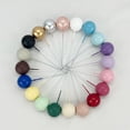 thumbnail image 3 of Decoraciones para tartas Bola dorada oro rosa gris morado caqui negro rosa rojo decoración de tarta tarjeta, 3 of 6