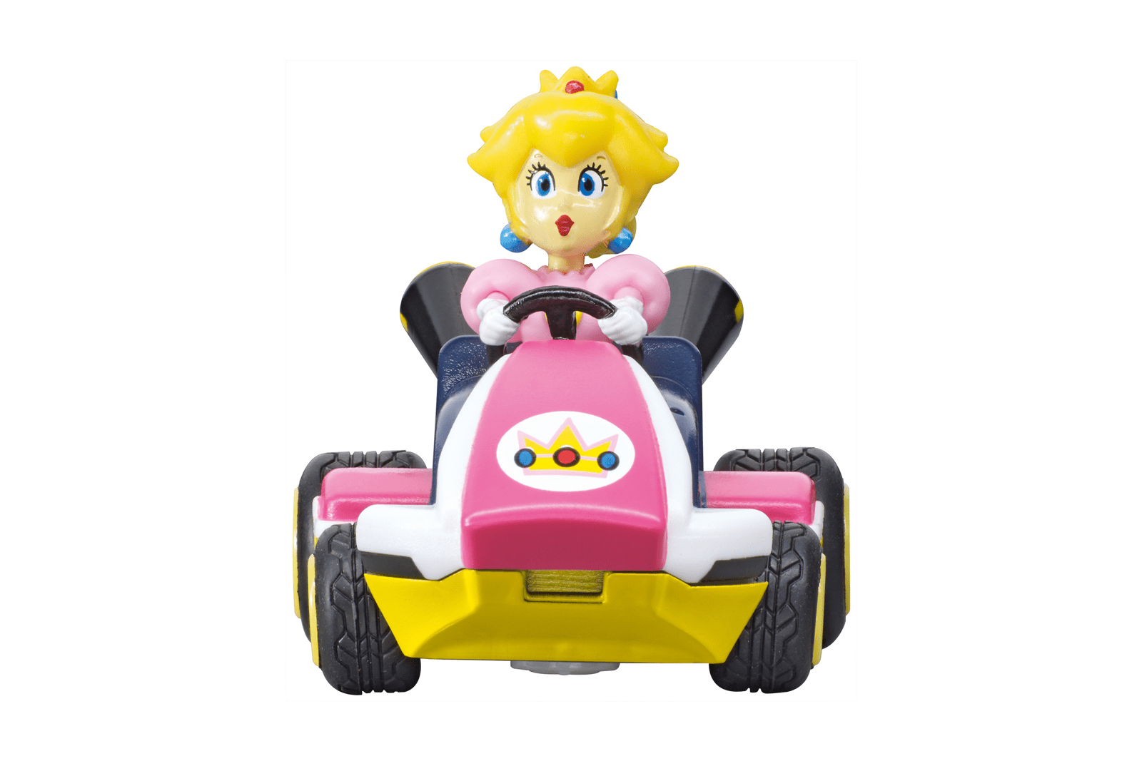 Carrera RC Mario Kart Mini RC - Peach 2.4Ghz Radio Control Rechargeable Battery Car Toy With Carrying Case Controller