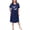 A09-NavyCat, variant on Plus Size Nightgowns for Women V Neck Short Sleeve Nightshirts Sleepwear