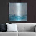 thumbnail image 6 of Luxe Metal Art 'Coastal View II Aqua' by Silvia Vassileva, Metal Wall Art, 36" x 36", 6 of 9