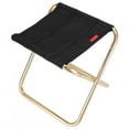 thumbnail image 4 of Foldable Chair,Folding Camp Stool Aluminum BBQ Stool Outdoor Foldable Chair Streamlined Design, 4 of 8