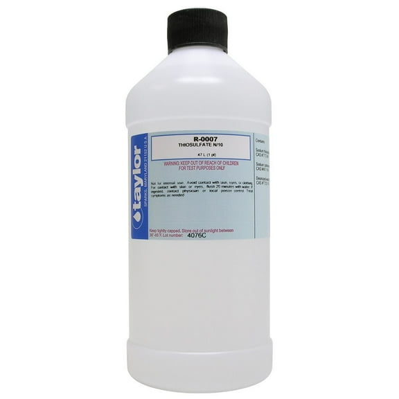 Taylor Technologies, R-0007-E, Thiosulfate N/10, #7, 16 Oz