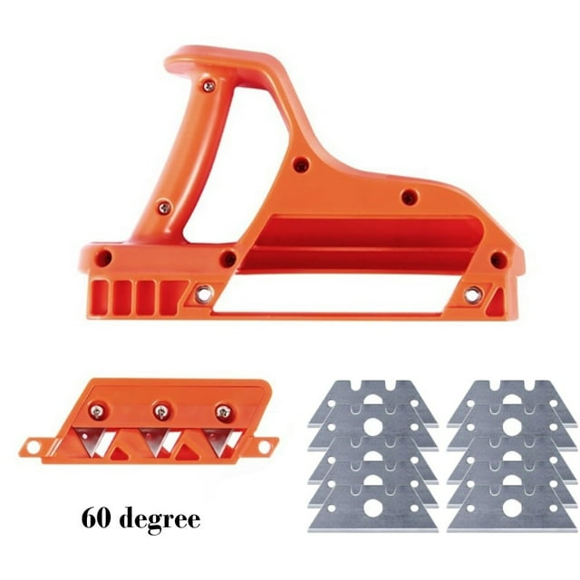 45/60 Degree Plasterboard Chamfering Planer Cutter Wood Edges Trimming Tool 60 Degree