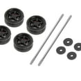 thumbnail image 3 of 4Pcs/set 1:64 Model Modified Tire Diecasts Alloy Wheel Tire Set Rubber Toy Vehicles Model Car Accessories - Multi color, G9, 3 of 7