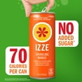 thumbnail image 4 of IZZE Sparkling Juice Beverage Blend, Mango, No Sugar Added, 8.4 FL OZ, 6 Cans, 4 of 14