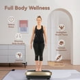 thumbnail image 3 of BILLIE Vibration Plate Exercise Machine, Lymphatic Drainage Vibrating Platform w/ Resistance Bands & Pilates Ball, Full Body Workout Vibration Platform for Home Fitness, 3 of 8