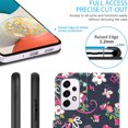 thumbnail image 4 of CoverON For Samsung Galaxy A53 5G Wallet Case, RFID Blocking Vegan Leather 6x Card Slot Holder Cover Flip Folio Phone Pouch, Navy Flower, 4 of 5