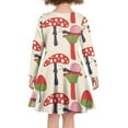 thumbnail image 3 of Suhoaziia Princess Dress Up Clothes for Little Girls Size 3-4 Years Colorful Cartoon Mushroom Print Playwear Long Sleeves Corset JumpskirtFrendy Self Cultivation Outwear, 3 of 7