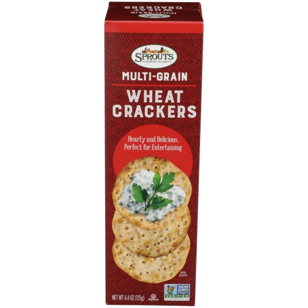 Pack of 6 Sprouts MultiGrain Wheat Crackers, 4.4 OZ