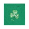 thumbnail image 5 of Sunny Fashion Girls Dress Green Pocket Clover St Patrick Casual Cotton Long Sleeve 4 Years, 5 of 6