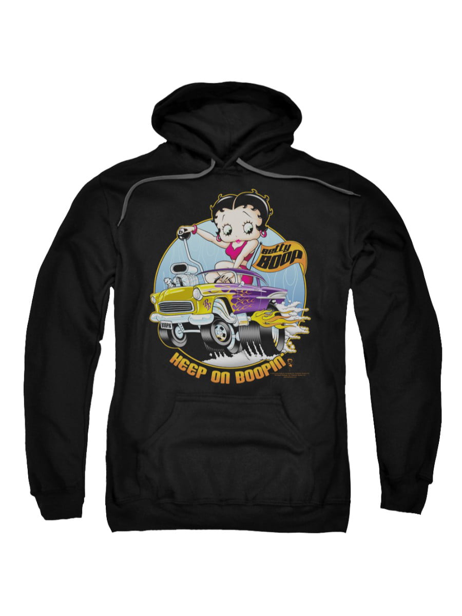 Betty Boop Cartoon Out Of Control Adult Crewneck Sweatshirt 