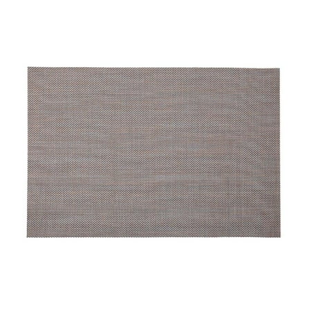 

Solid color household dining table placemat thickened woven pvc placemat