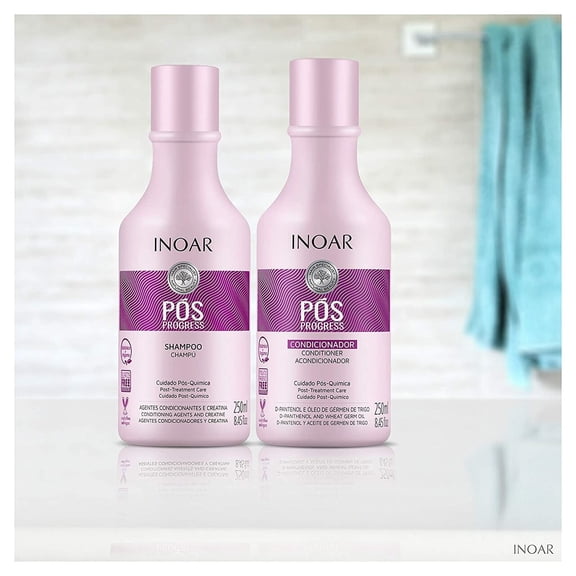 Inoar® POS Progress Shampoo and Conditioner Bundle