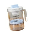 thumbnail image 1 of simhoa Greek Yogurt Strainer with Lid Household Easy to Clean Reusable Juice Filter blue, 1 of 8