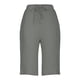 thumbnail image 3 of WILLBEST Pantalones Casuales de Lino para Mujer, Largos Hasta La Rodilla, con Pierna Ancha, Cintura Alta, para Playa, Verano, Cómodos, Diseño Elegante. Grande, 3 of 4