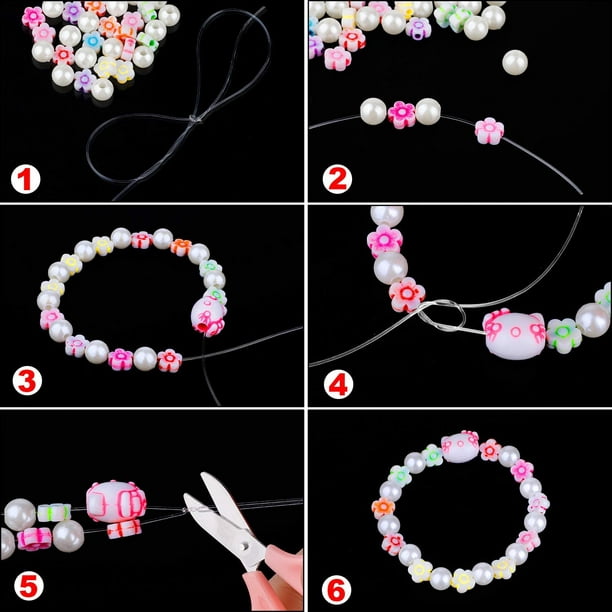 DIY Bracelet Bead Kit,kids Arts & Crafts,small Colorful Waist Bead Box Kit, beads for Mask Chains,jewelry Making for Kids,beads Kit Box -  Canada